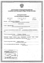 Лицензия на пользование недрами