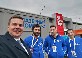 Росатом показал возможности лазерной резки на Международном строительном чемпионате в Казани